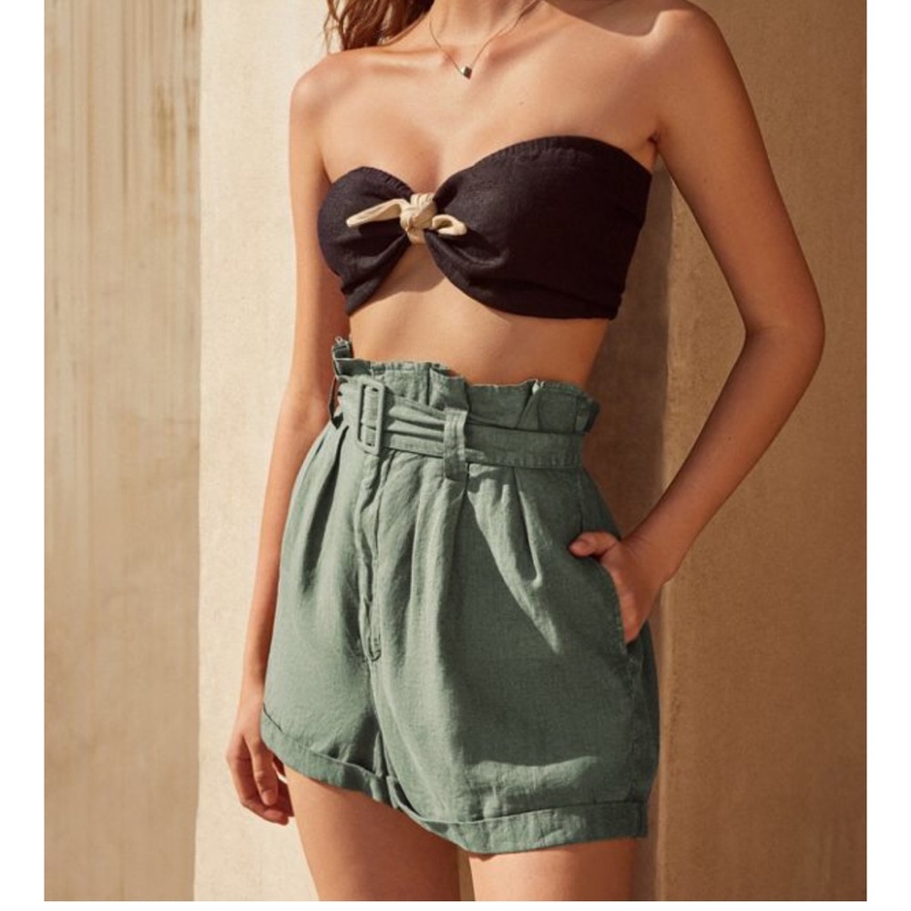 Urban outfitters Johnny belted paperbag short